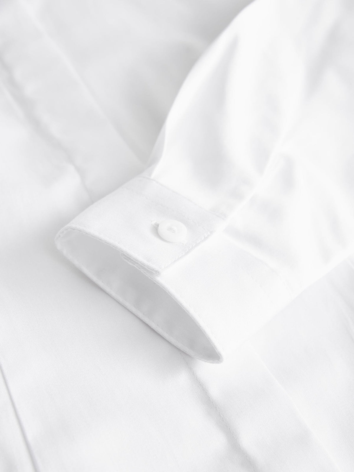White 2 Pack Fitted Long Sleeve Cotton Rich Stretch Premium School Shirts (3-18yrs)
