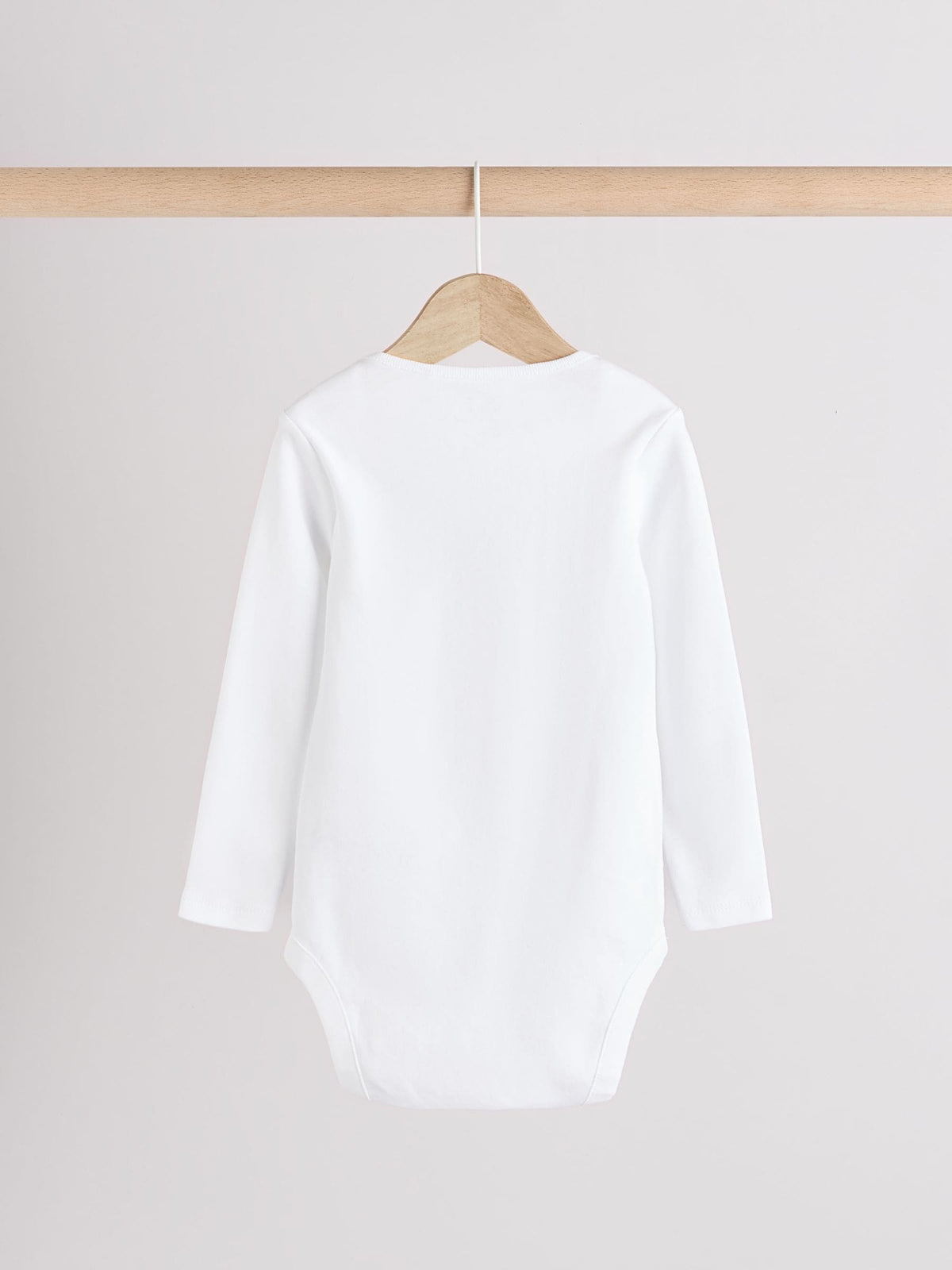 White 10 Pack Essential Baby Long Sleeve Bodysuits