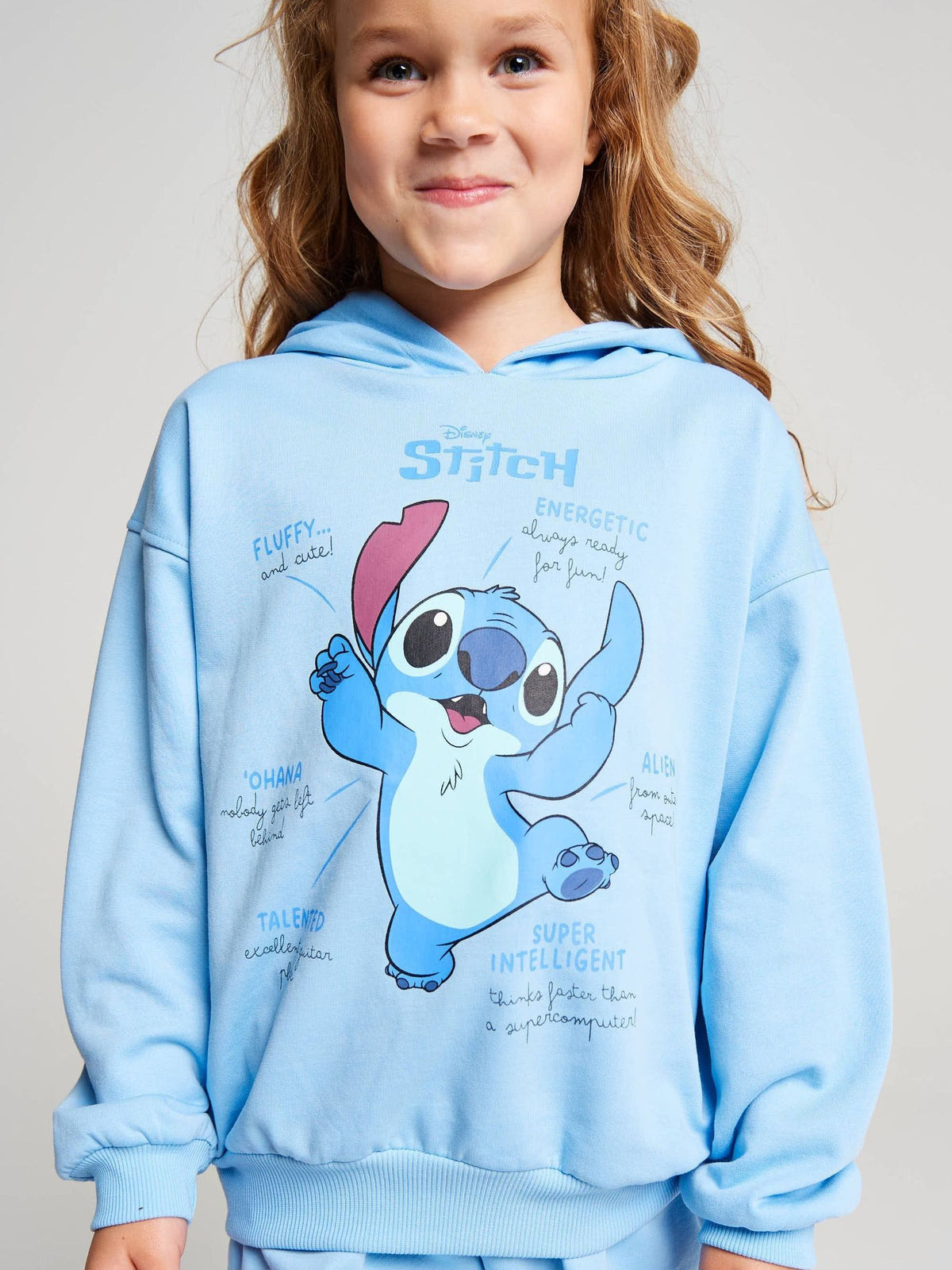 Brand Threads Blue Lilo & Stitch Sweatshirt and Jogger Set
