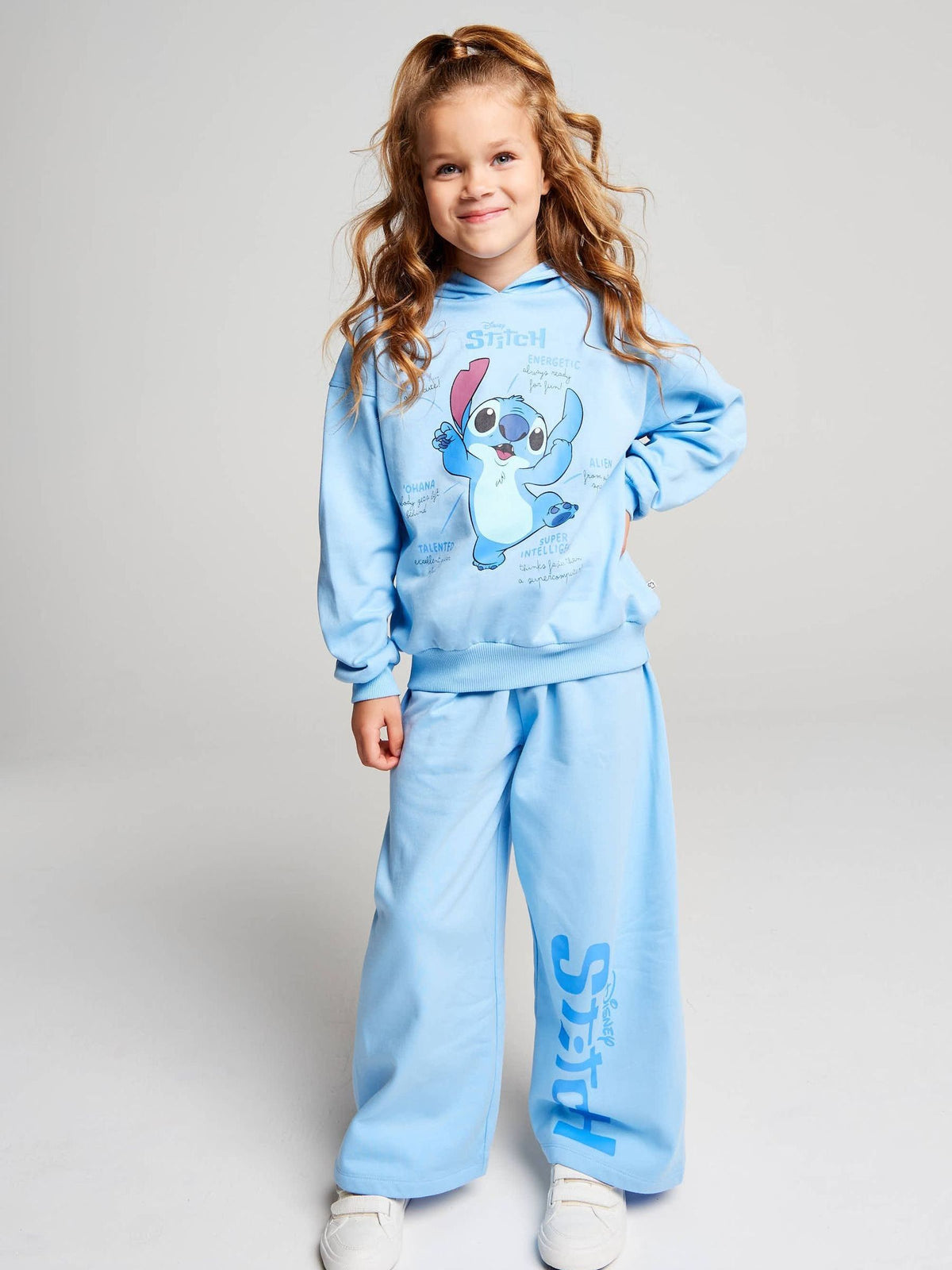 Brand Threads Blue Lilo & Stitch Sweatshirt and Jogger Set