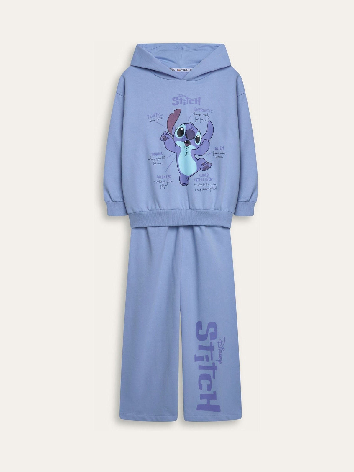 Brand Threads Blue Lilo & Stitch Sweatshirt and Jogger Set