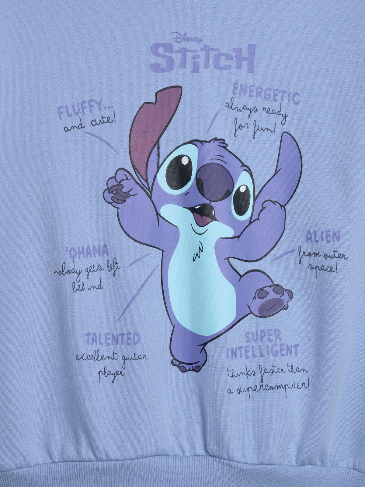 Brand Threads Blue Lilo & Stitch Sweatshirt and Jogger Set