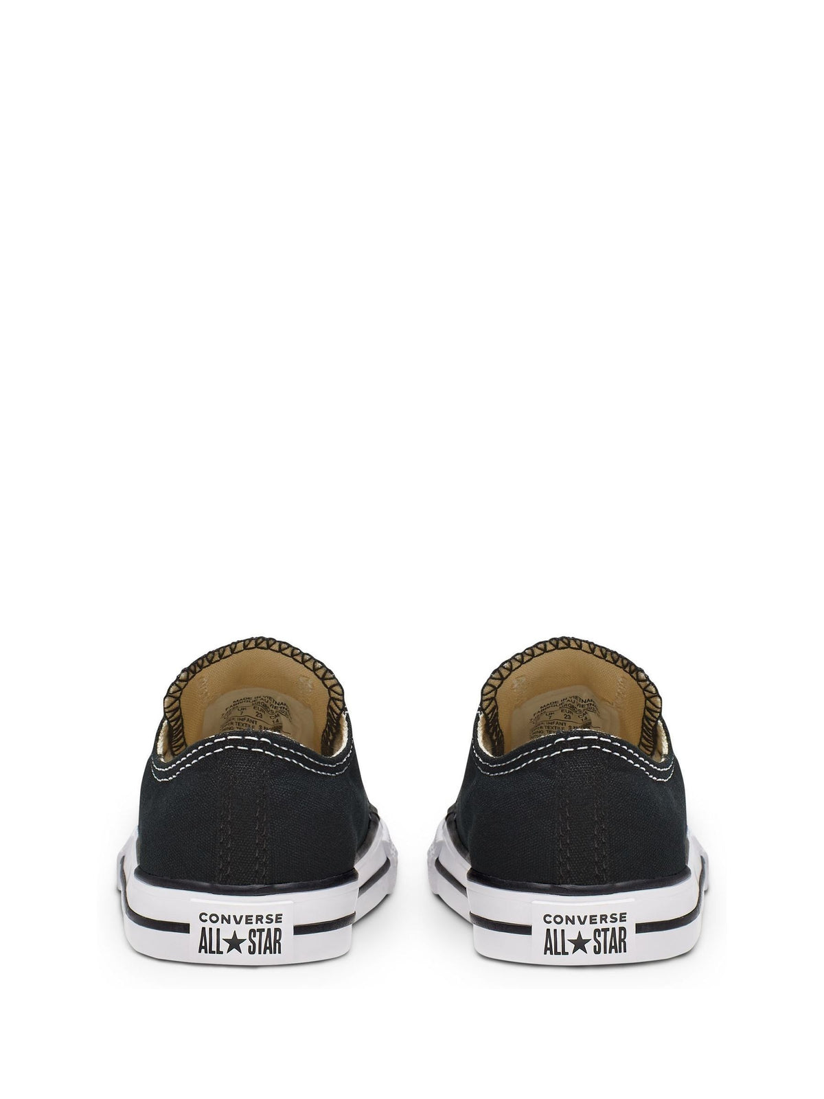 Converse Black Lace Up Chuck Taylor All Star Infant Trainers