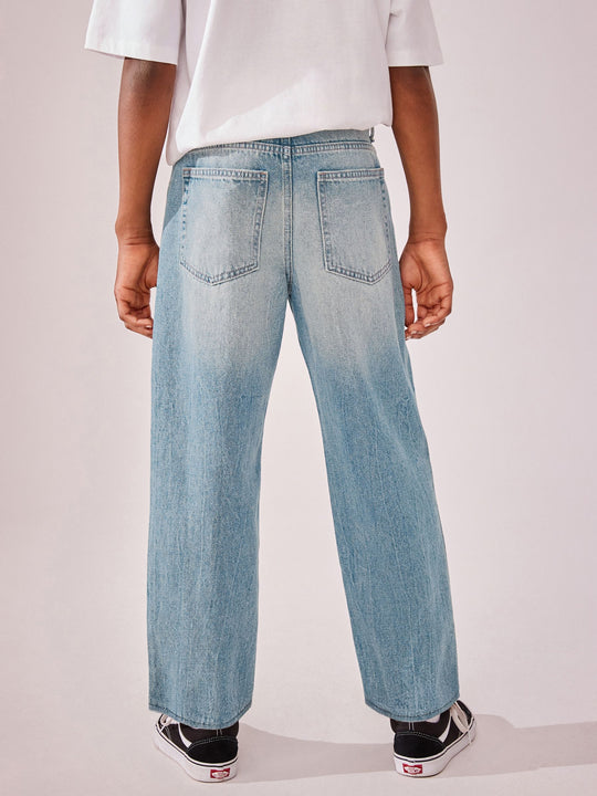 Mid Blue Wide Fit Authentic Jeans (3-16yrs)