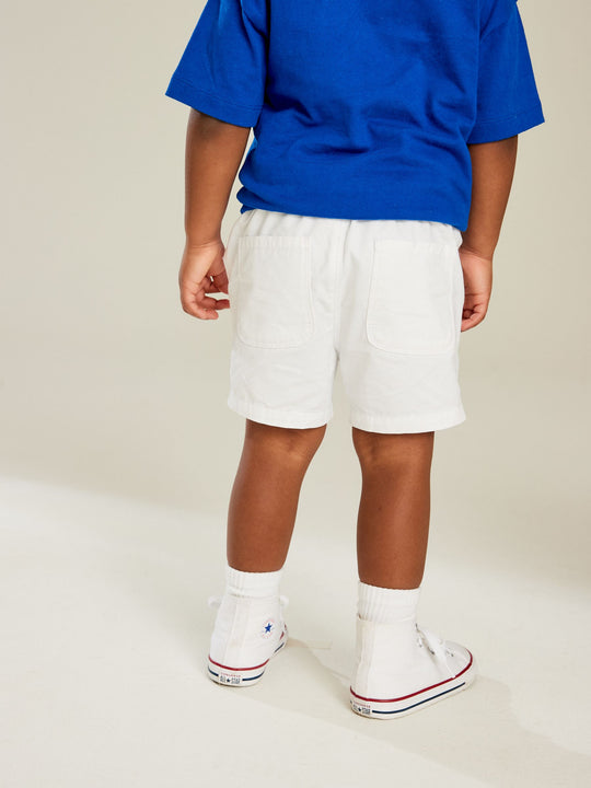 White Pull On Shorts (3mths-7yrs)