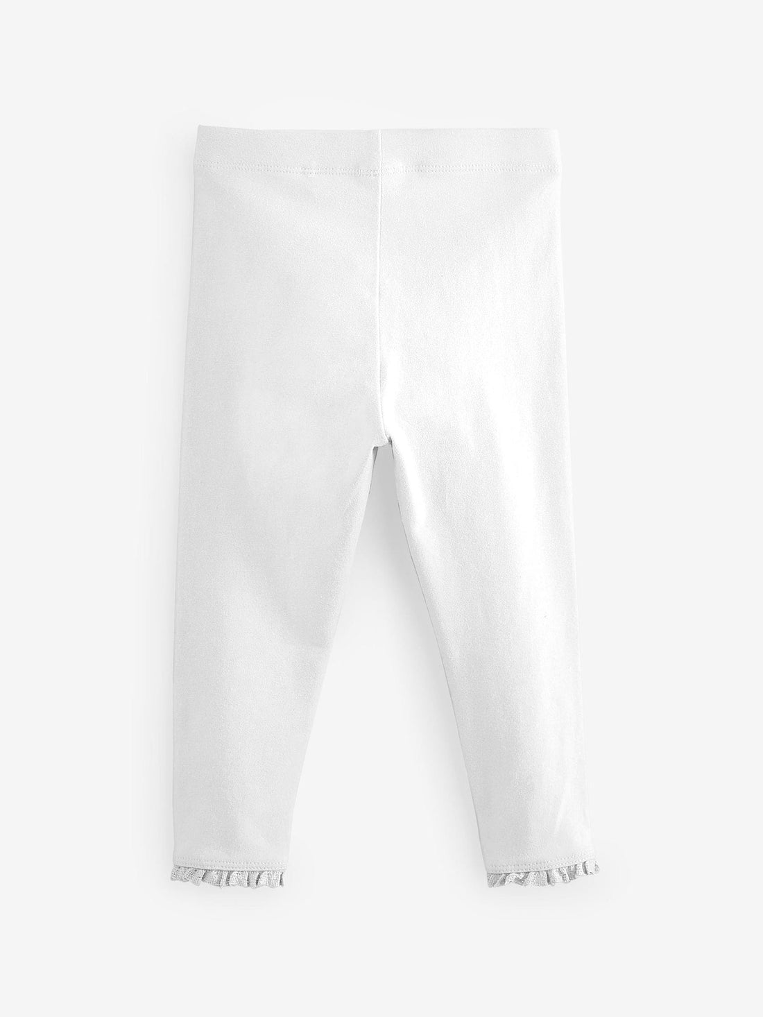 White Lace Trim Leggings (3mths-7yrs)