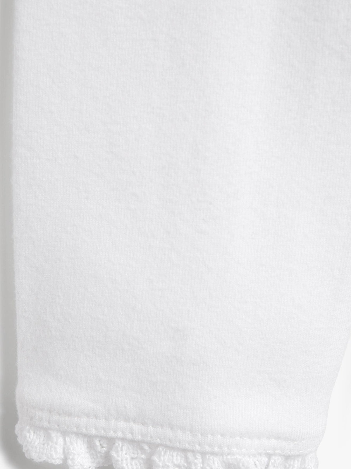 White Lace Trim Leggings (3mths-7yrs)