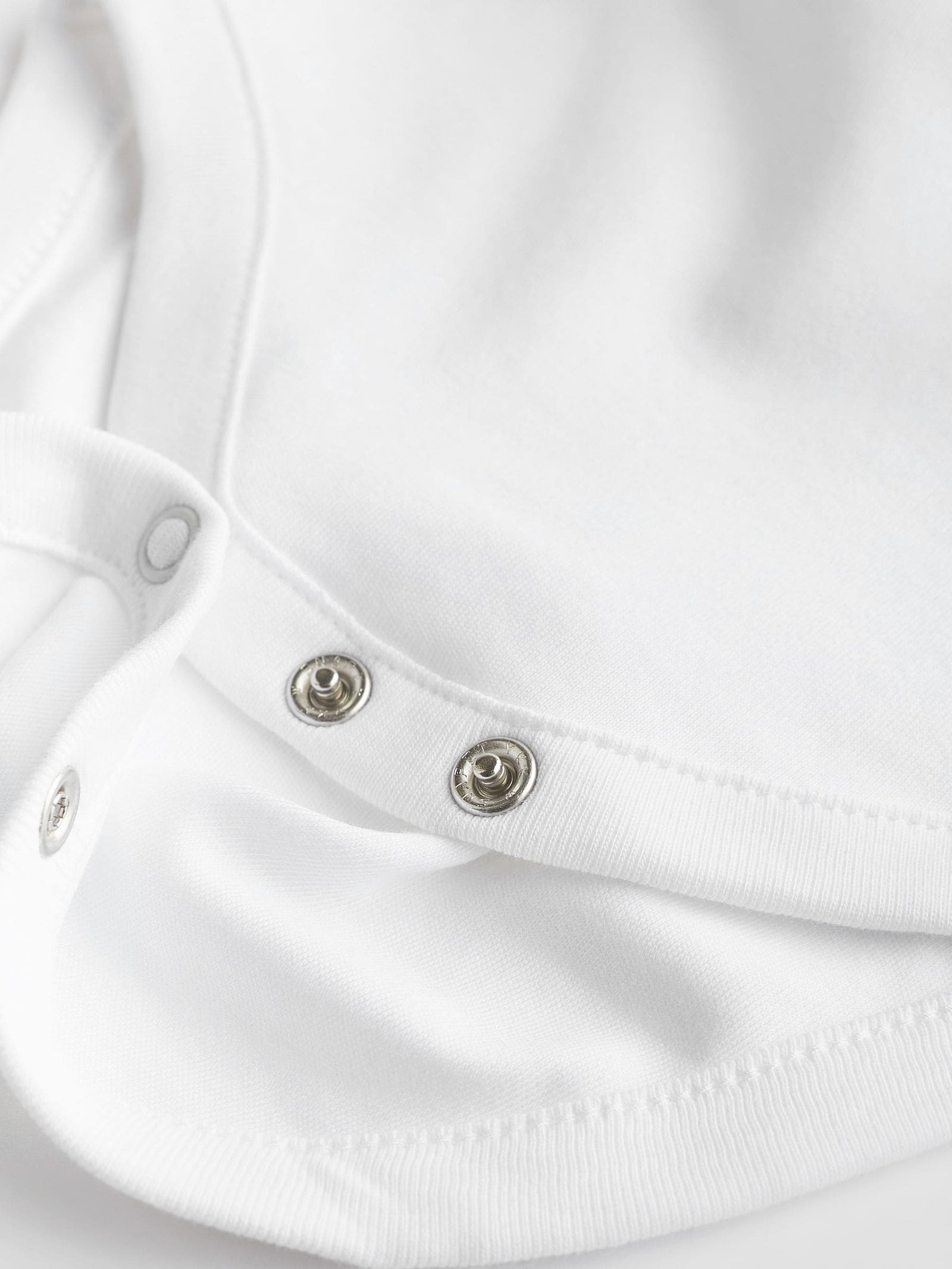 White 5 Pack Essential Baby Long Sleeve Bodysuits