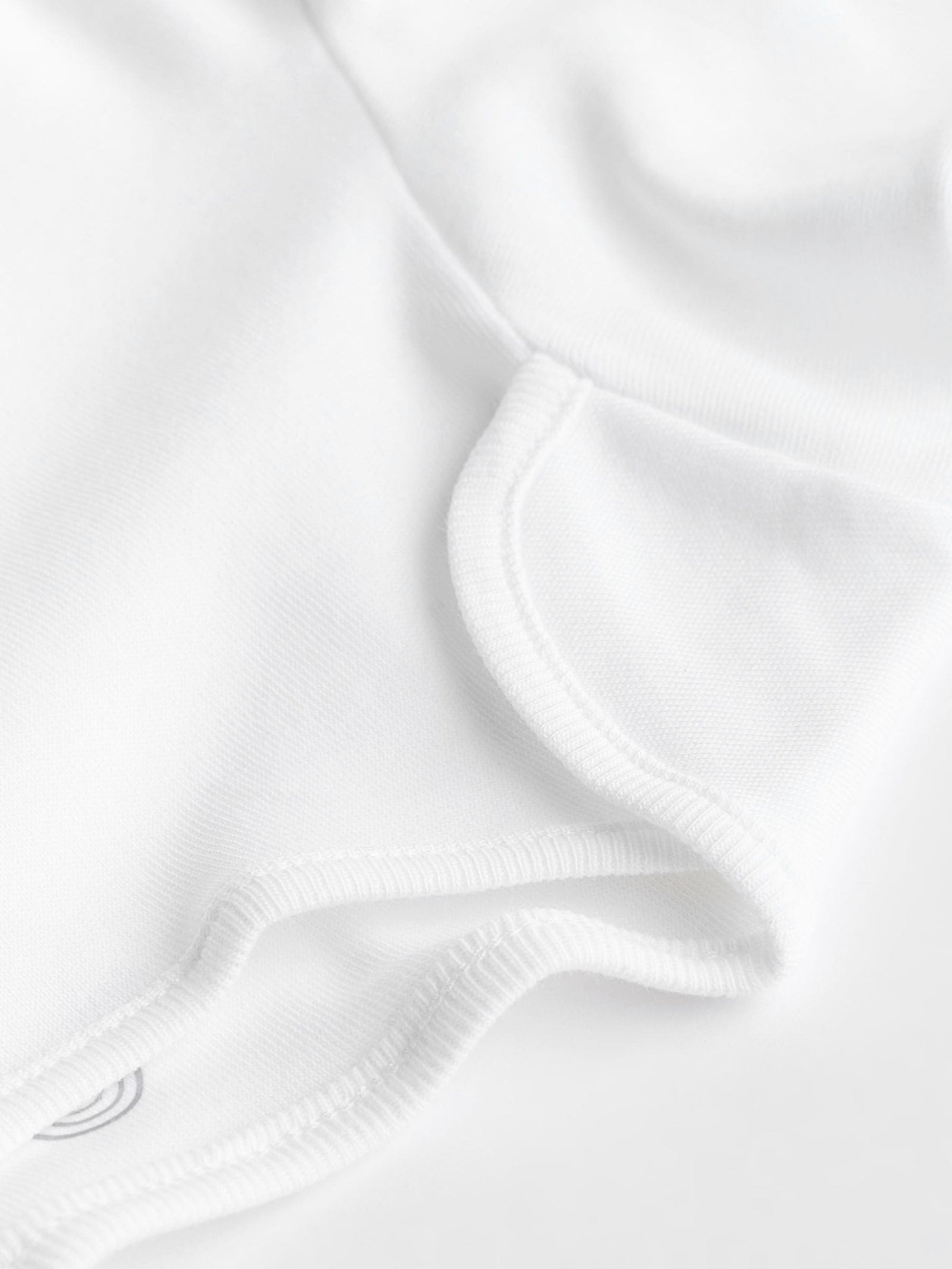 White 5 Pack Essential Baby Long Sleeve Bodysuits