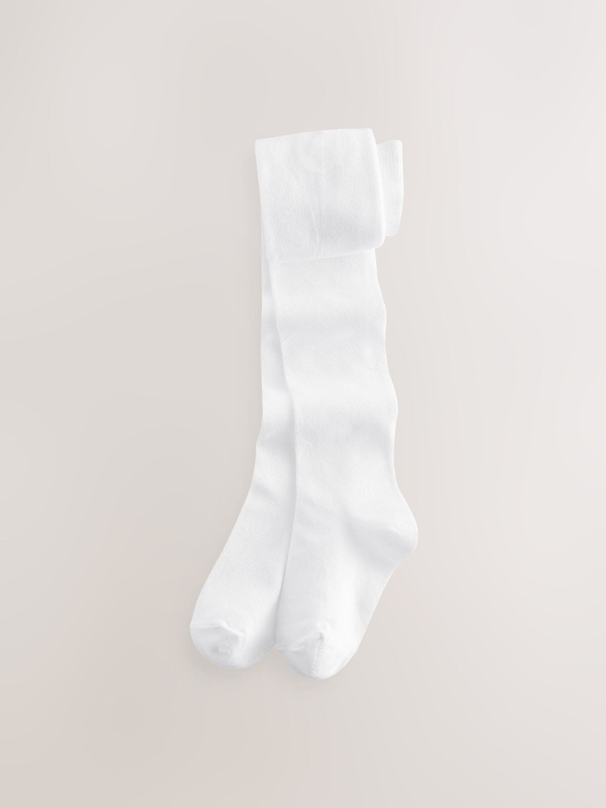 White Cotton Rich School Tights
