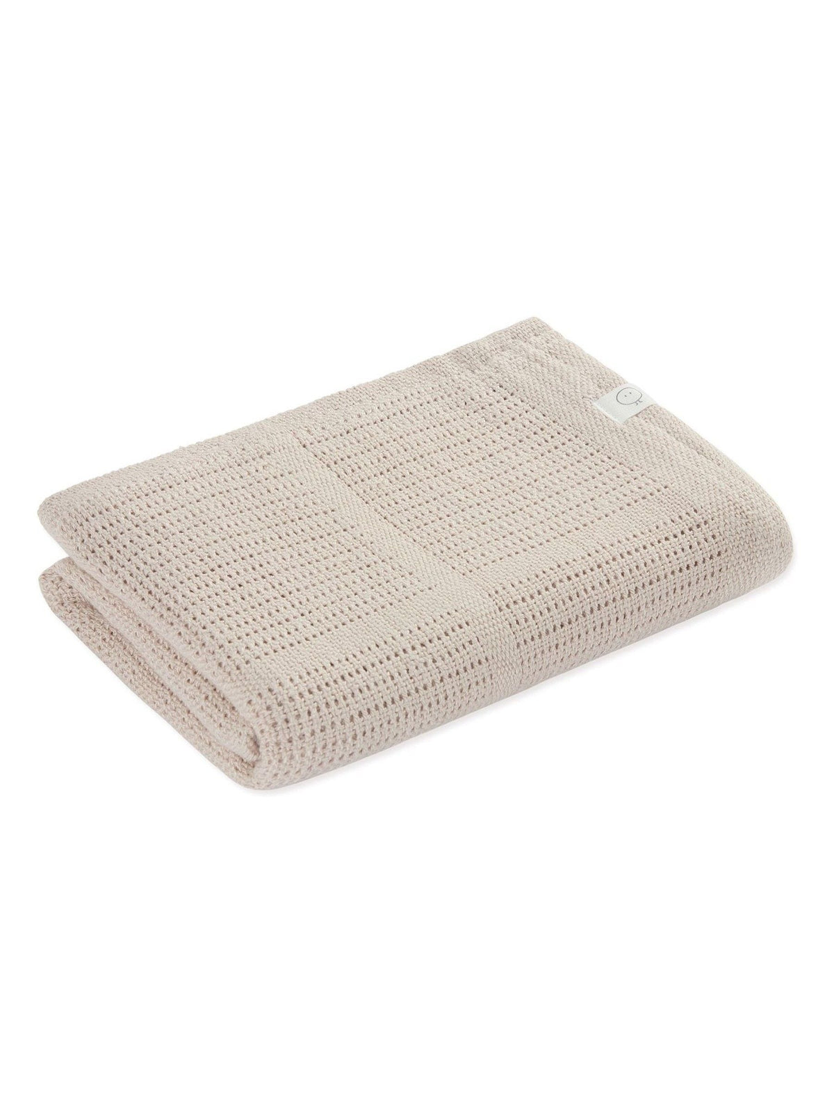 MORI Neutral Biscuit Brown Blend Cellular Baby Blanket