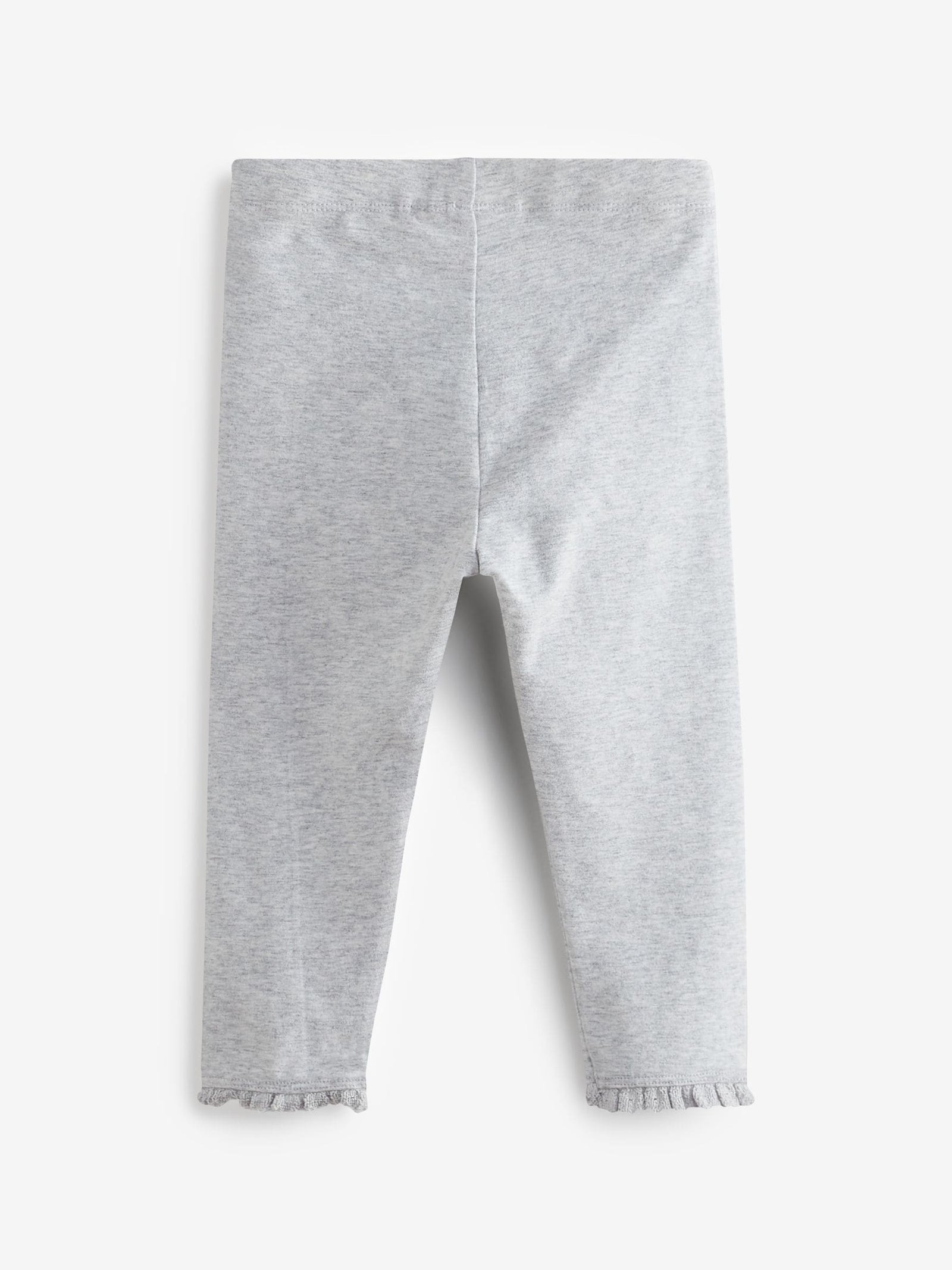 Grey Lace Trim Leggings (3mths-7yrs)