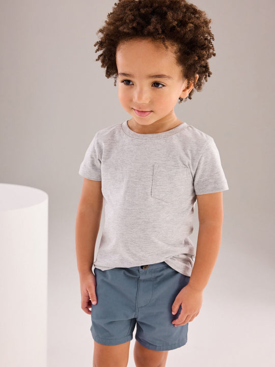 Mid Blue Chino Shorts (3mths-7yrs)
