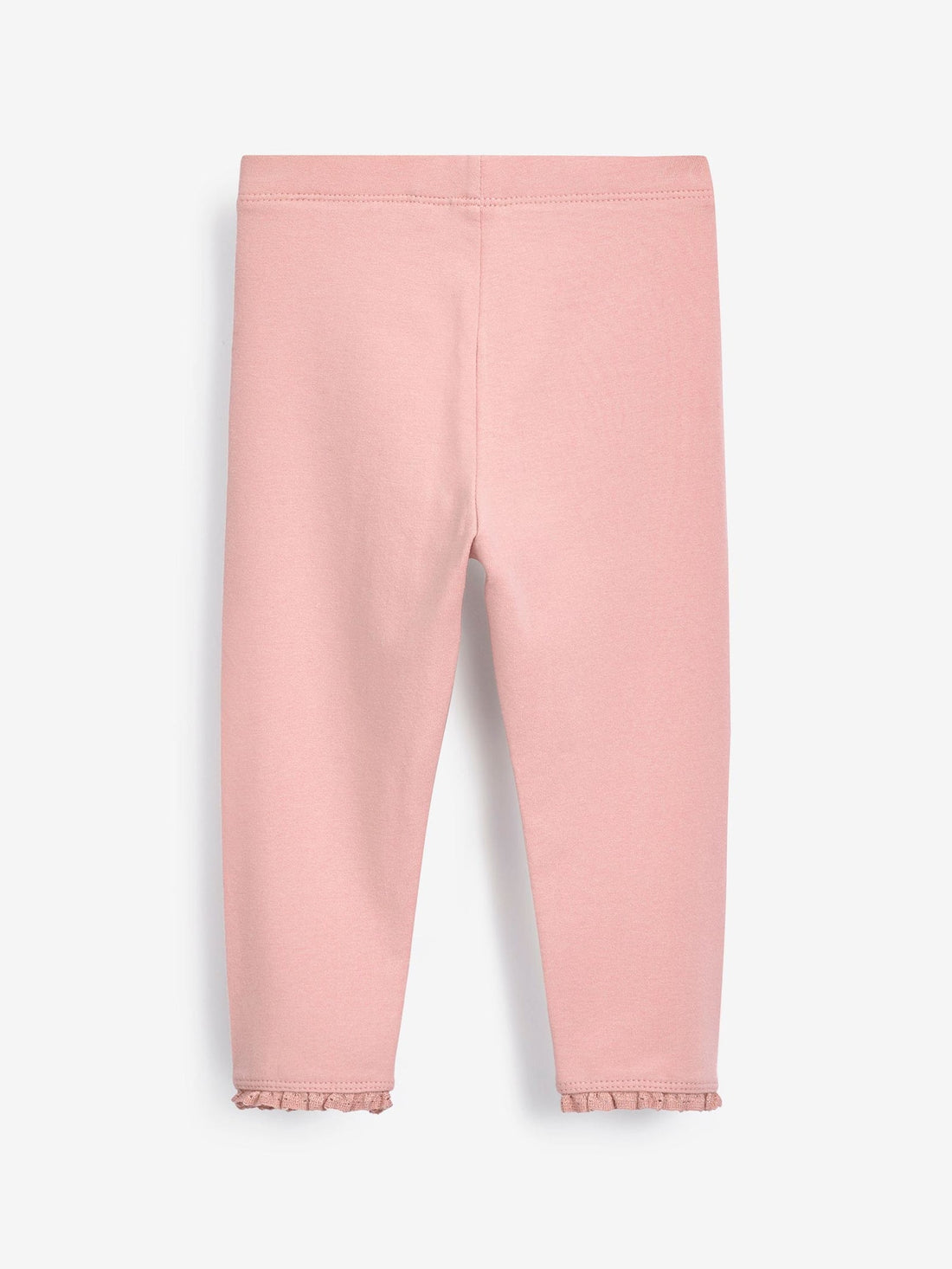 Pale Pink Lace Trim Leggings (3mths-7yrs)