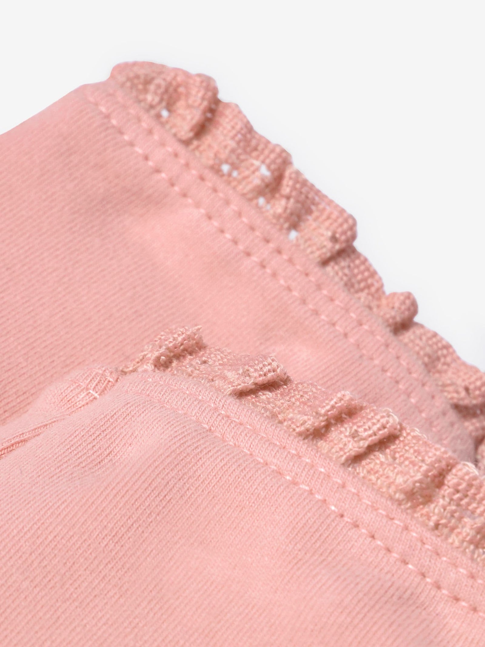 Pale Pink Lace Trim Leggings (3mths-7yrs)