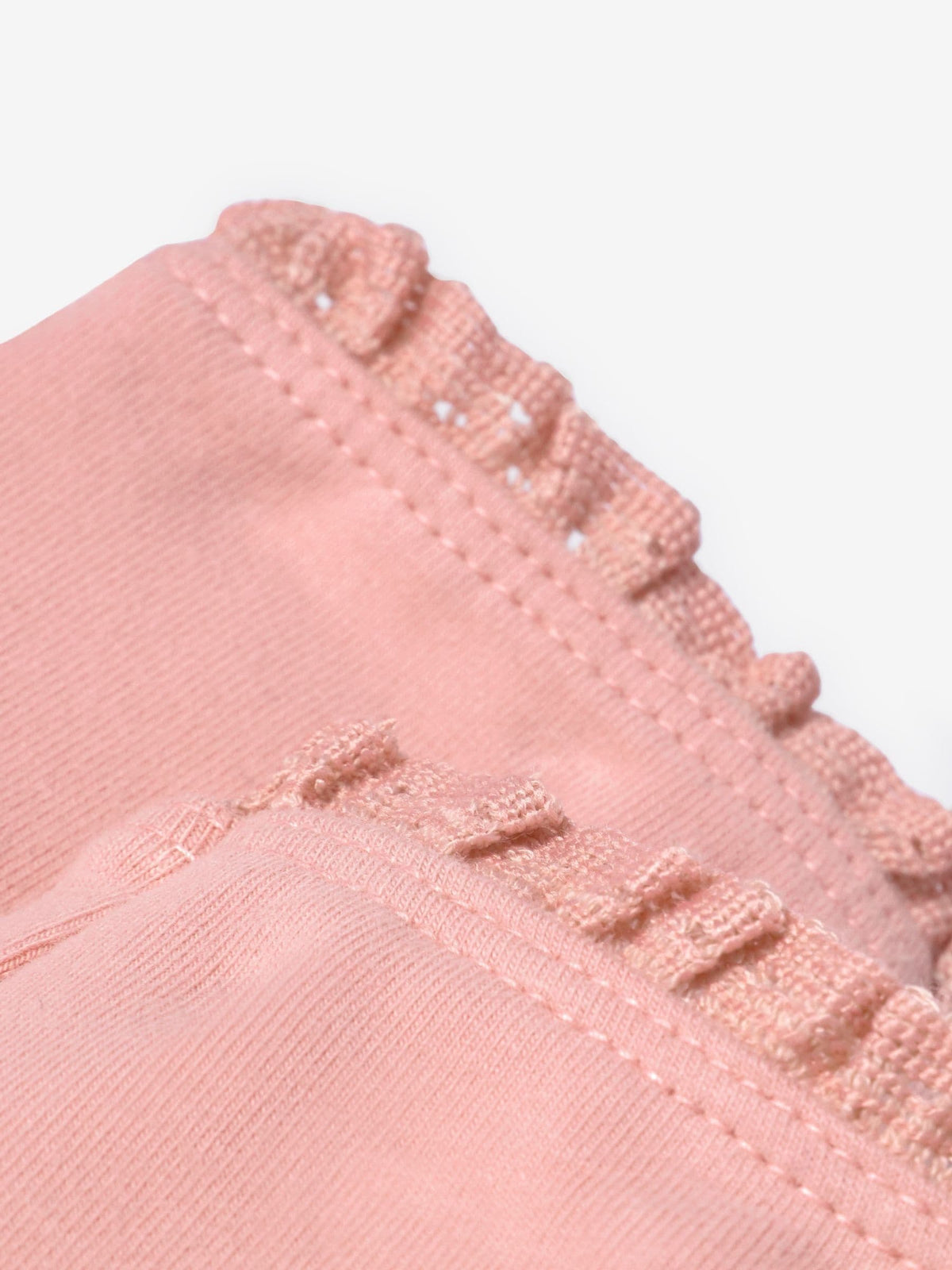 Pale Pink Lace Trim Leggings (3mths-7yrs)