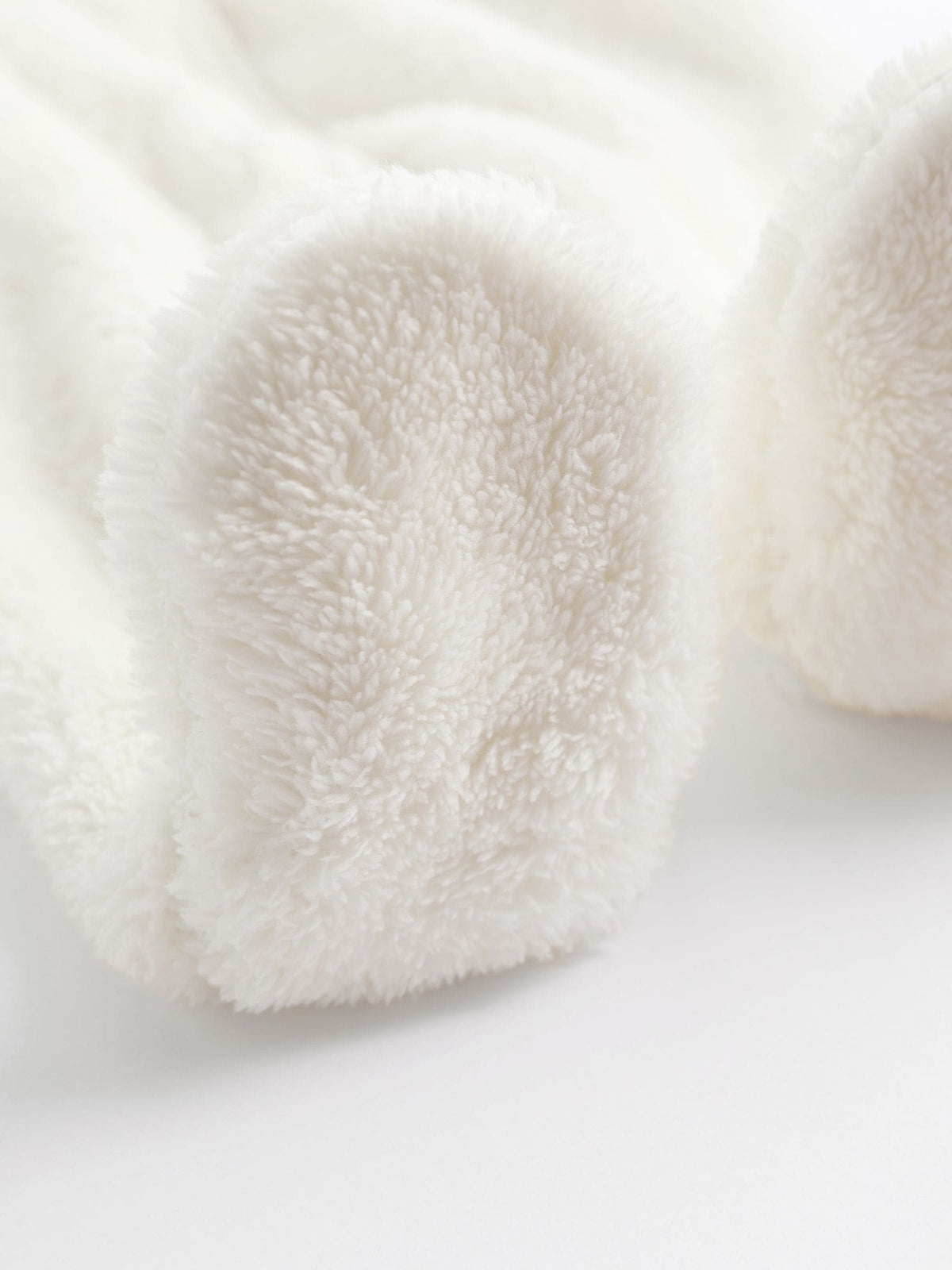 Ecru Baby Cosy Fleece Hooded All-In-One (0-18mths)