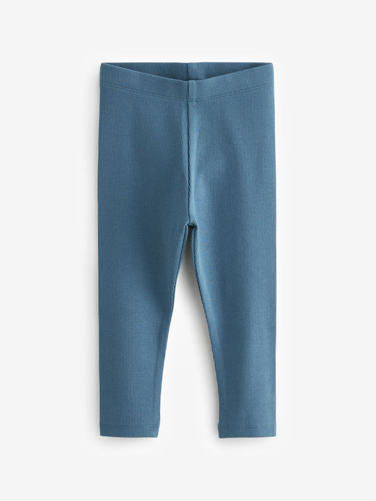 Blue/Charcoal Leggings 3 Pack (3mths-7yrs)