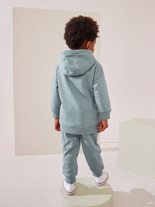 Mineral Blue Utility Hoodie and Joggers Set (immediate)