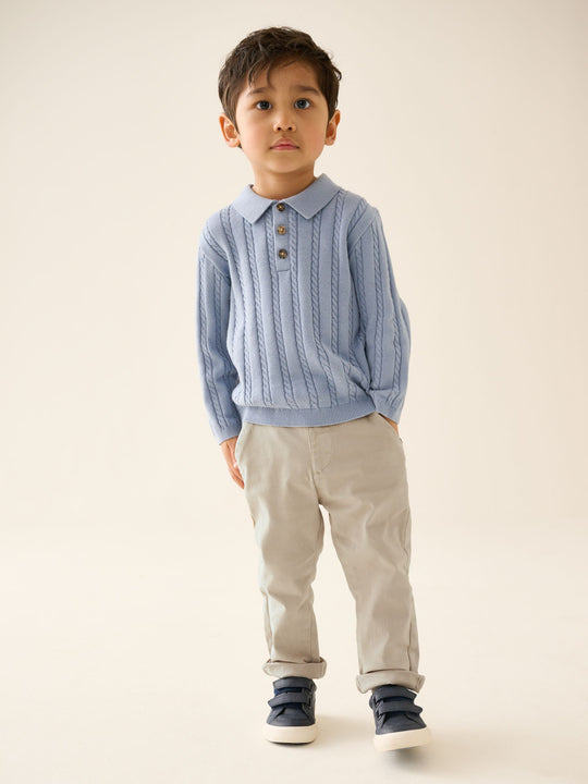 Stone Stretch Chino Trousers (3mths-7yrs)