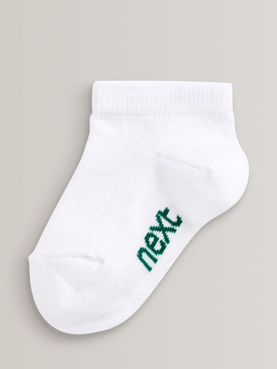 White Cotton Rich Trainer Socks 7 Pack