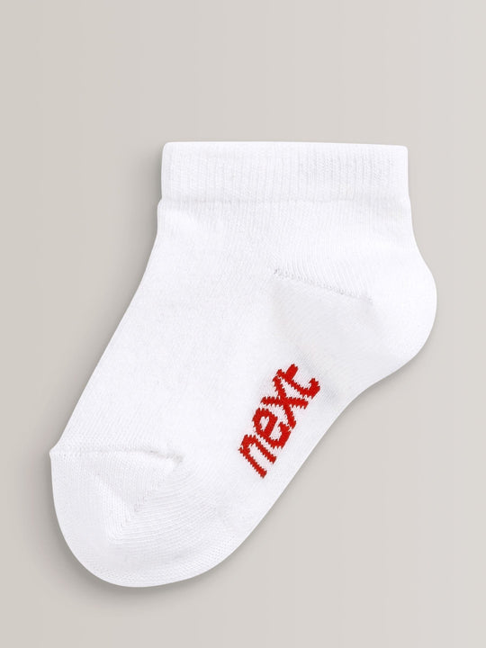 White Cotton Rich Trainer Socks 7 Pack