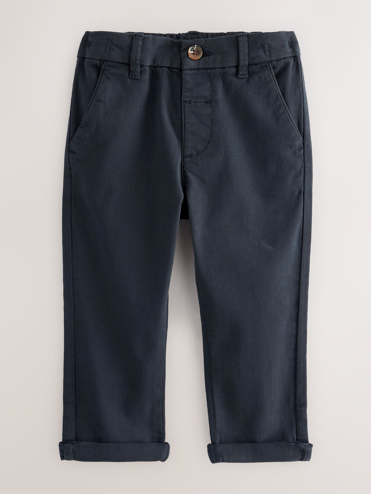 Navy Blue Stretch Chino Trousers (3mths-7yrs)