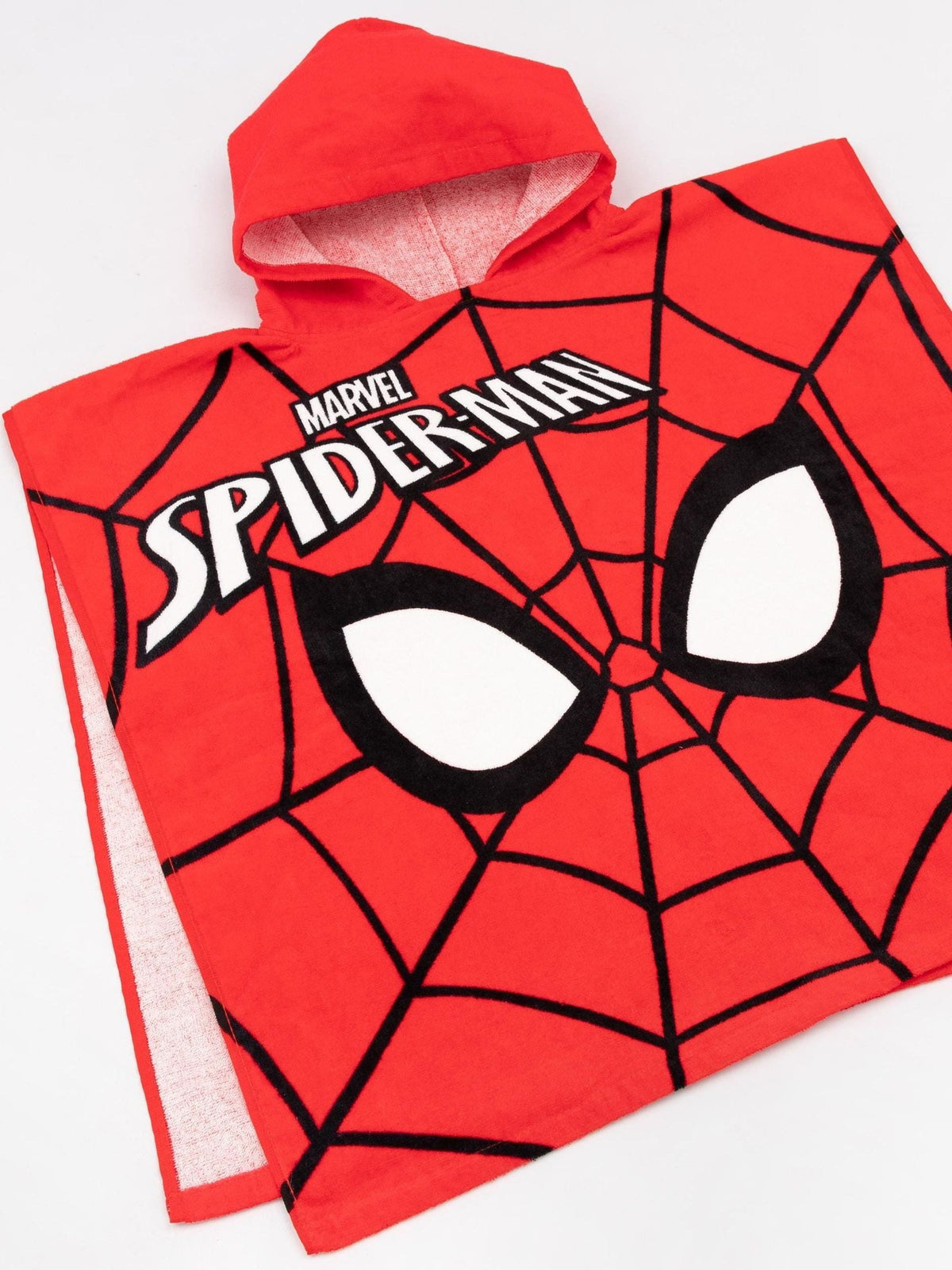 Vanilla Underground Red 100% Cotton Spider-Man Character Towel Poncho