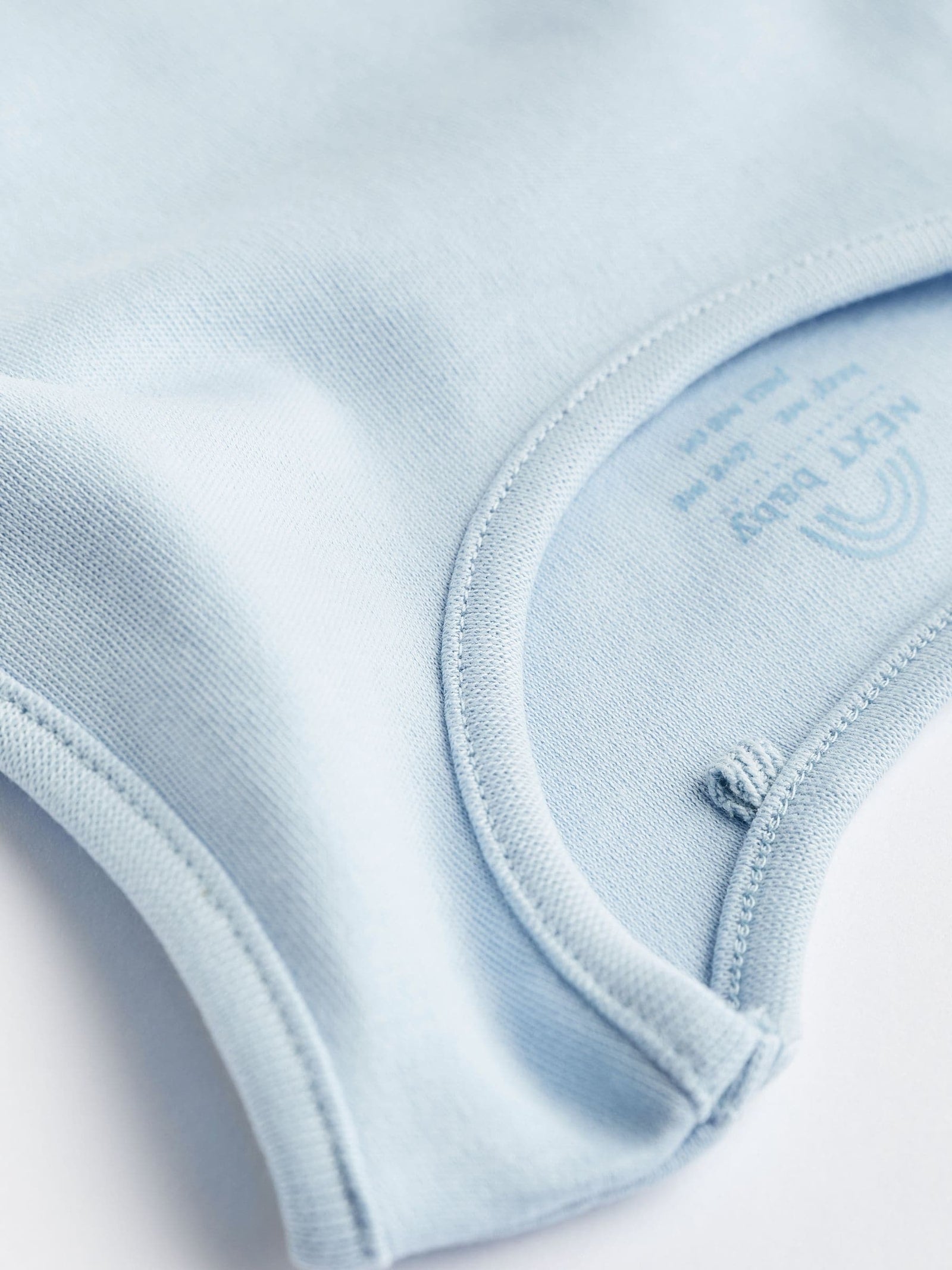 Blue 5 Pack Baby Vest Bodysuits