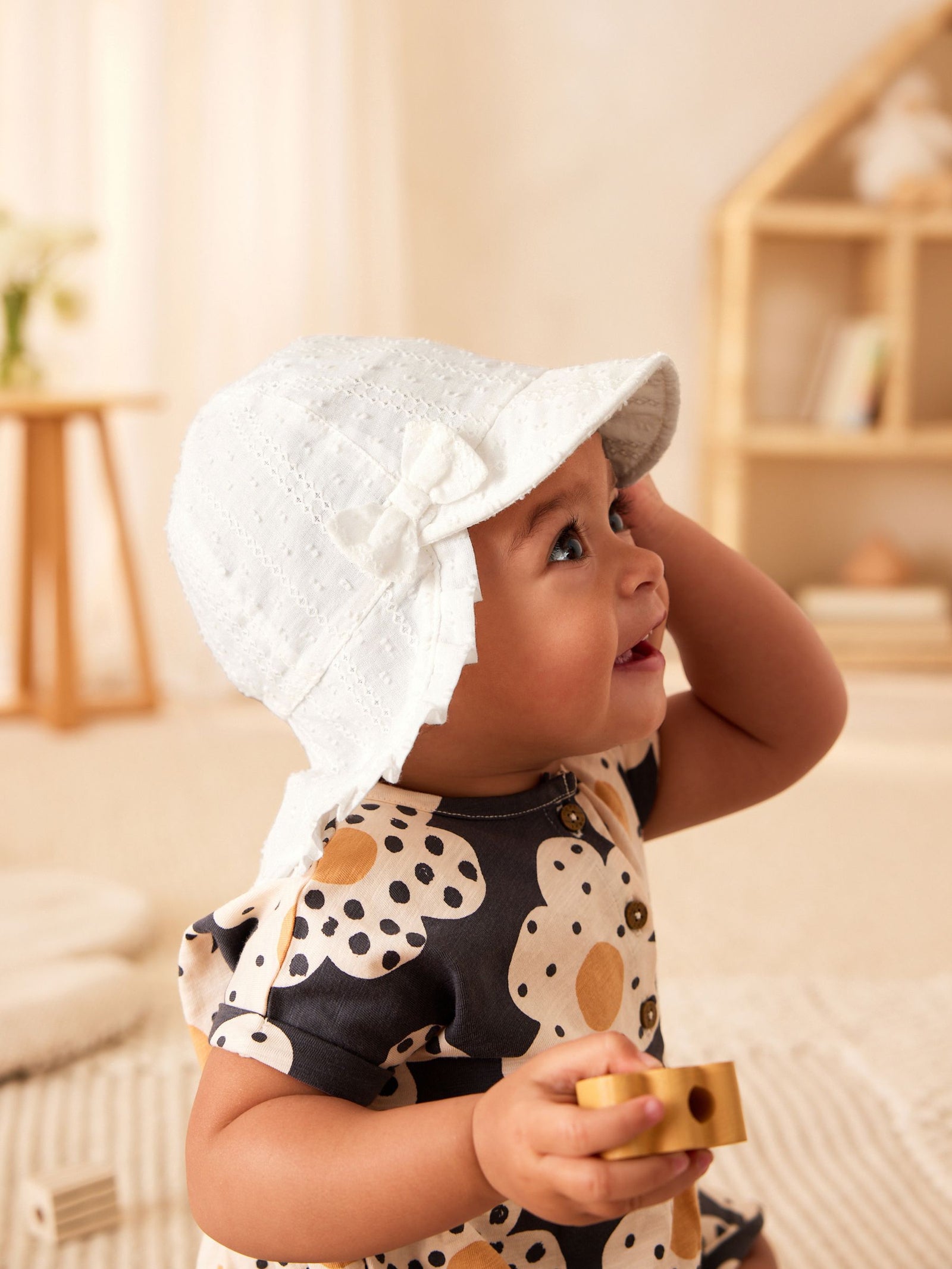 White Legionnaire Baby Hat
