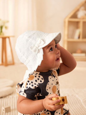 White Legionnaire Baby Hat