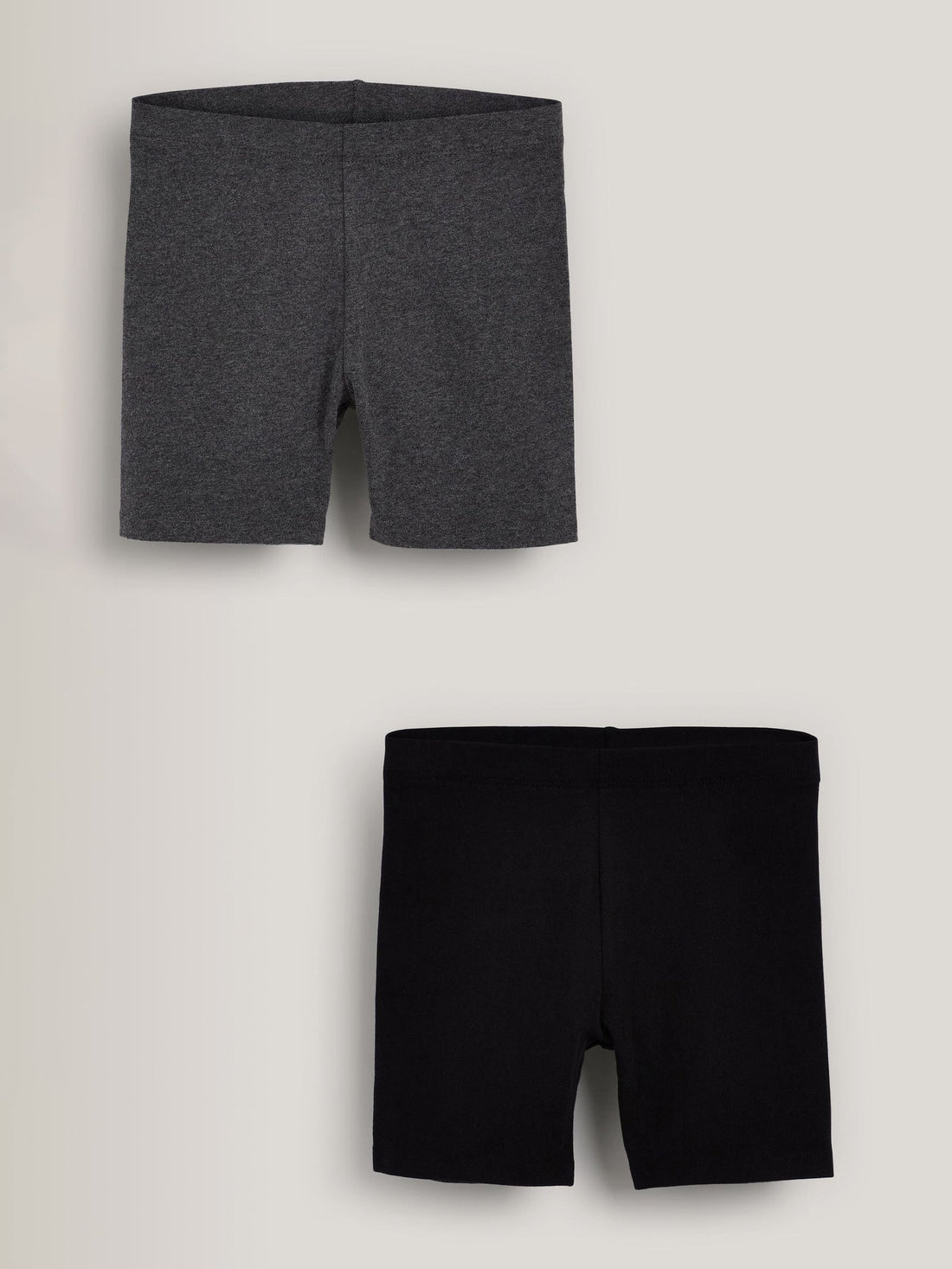 Black/Grey Marl 2 Pack Cycle Shorts (3-16yrs)