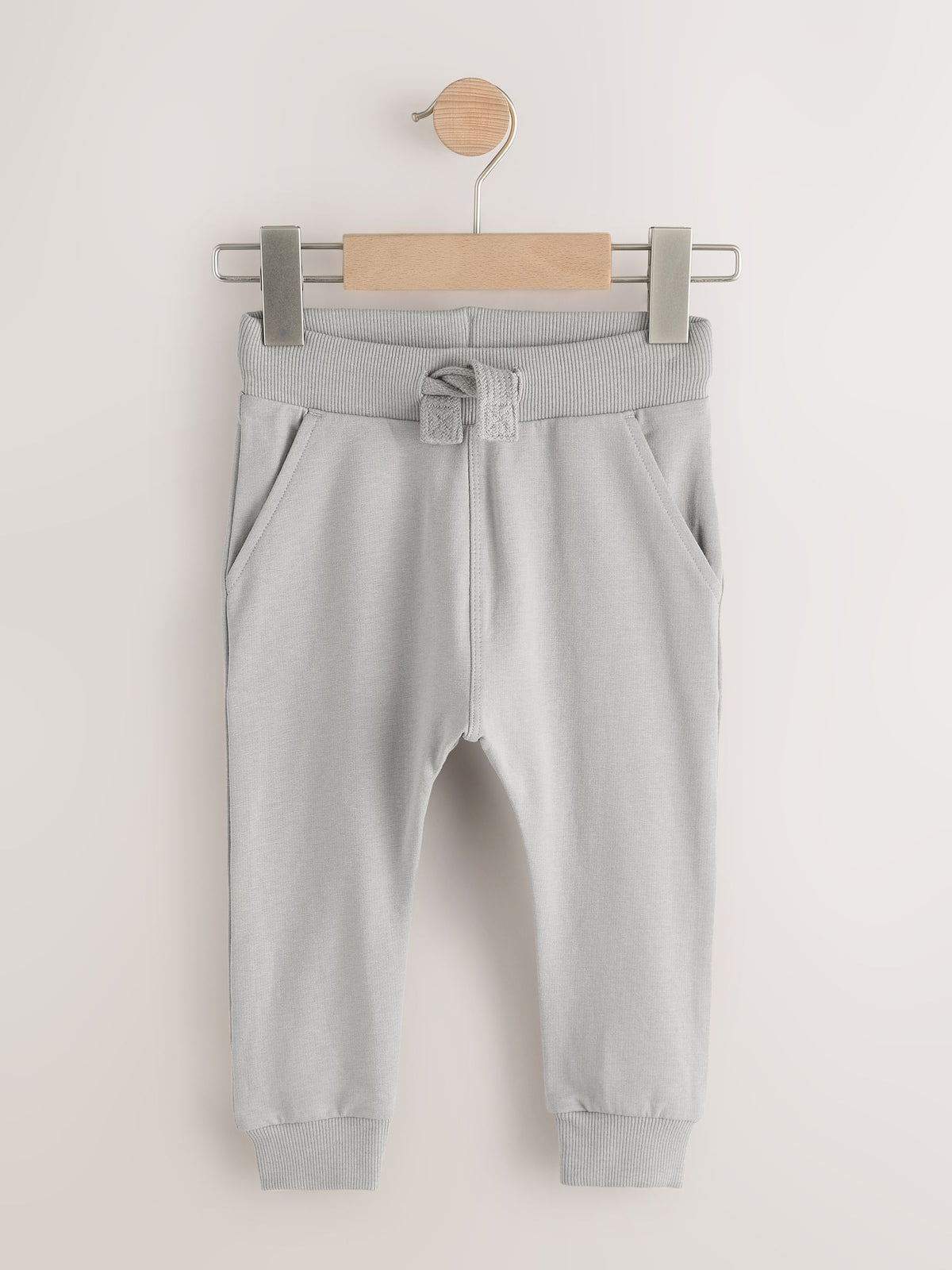 Grey/Black/Green Skinny Fit Joggers 5 Pack (3mths-7yrs)