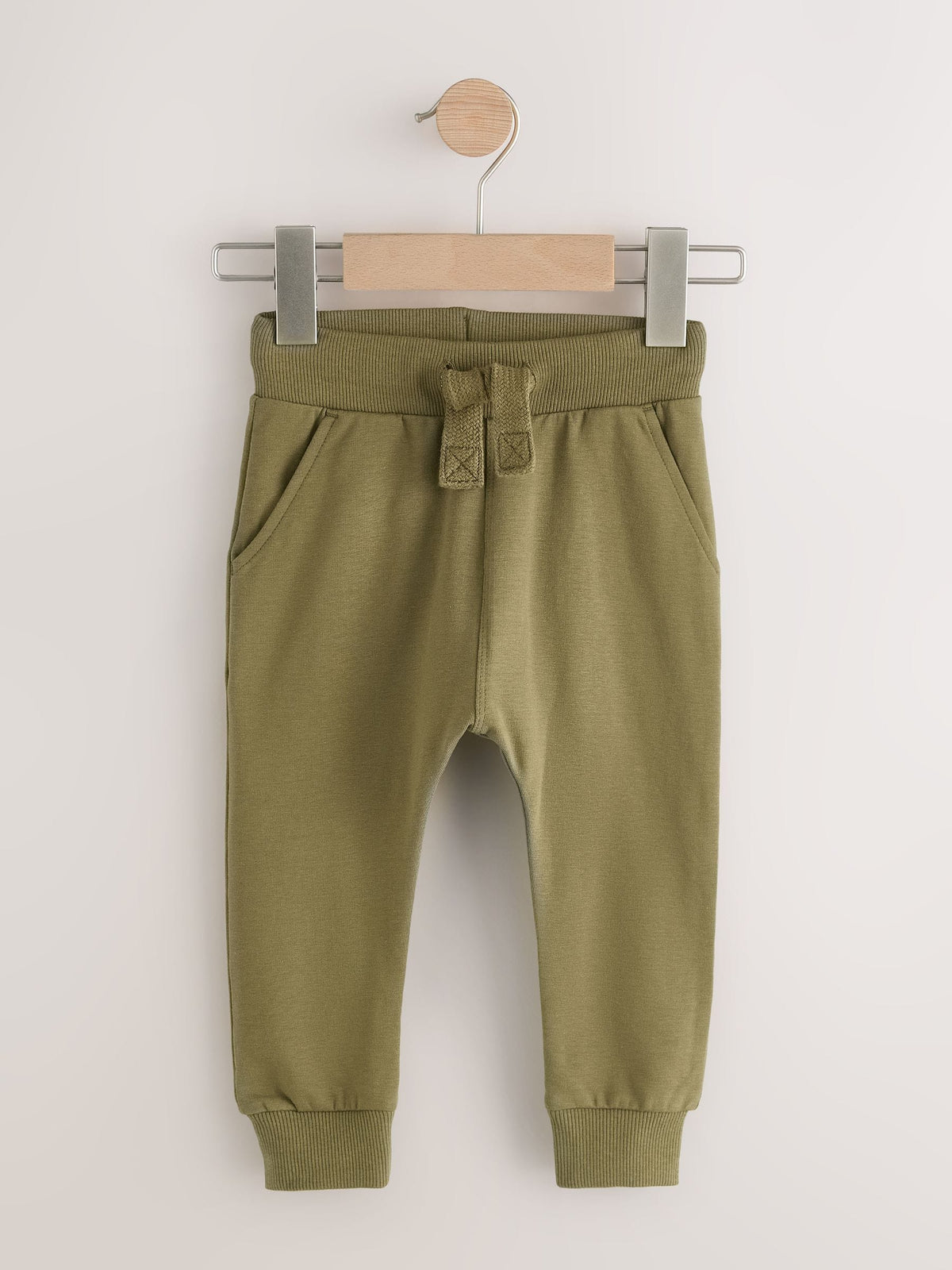 Grey/Black/Green Skinny Fit Joggers 5 Pack (3mths-7yrs)