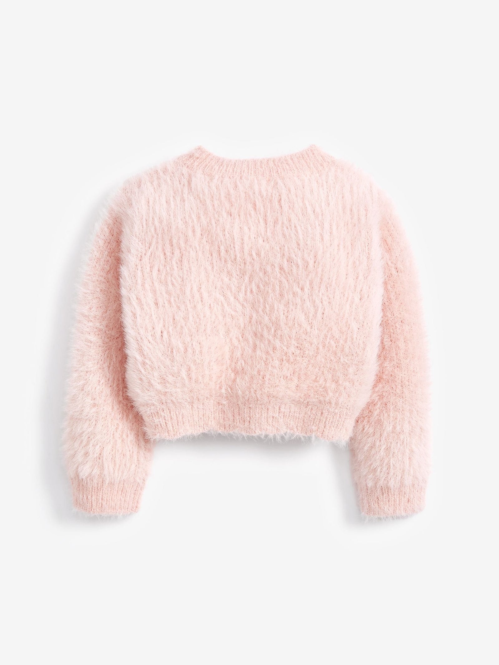 Pink Fluffy Shrug Cardigan (12mths-16yrs)