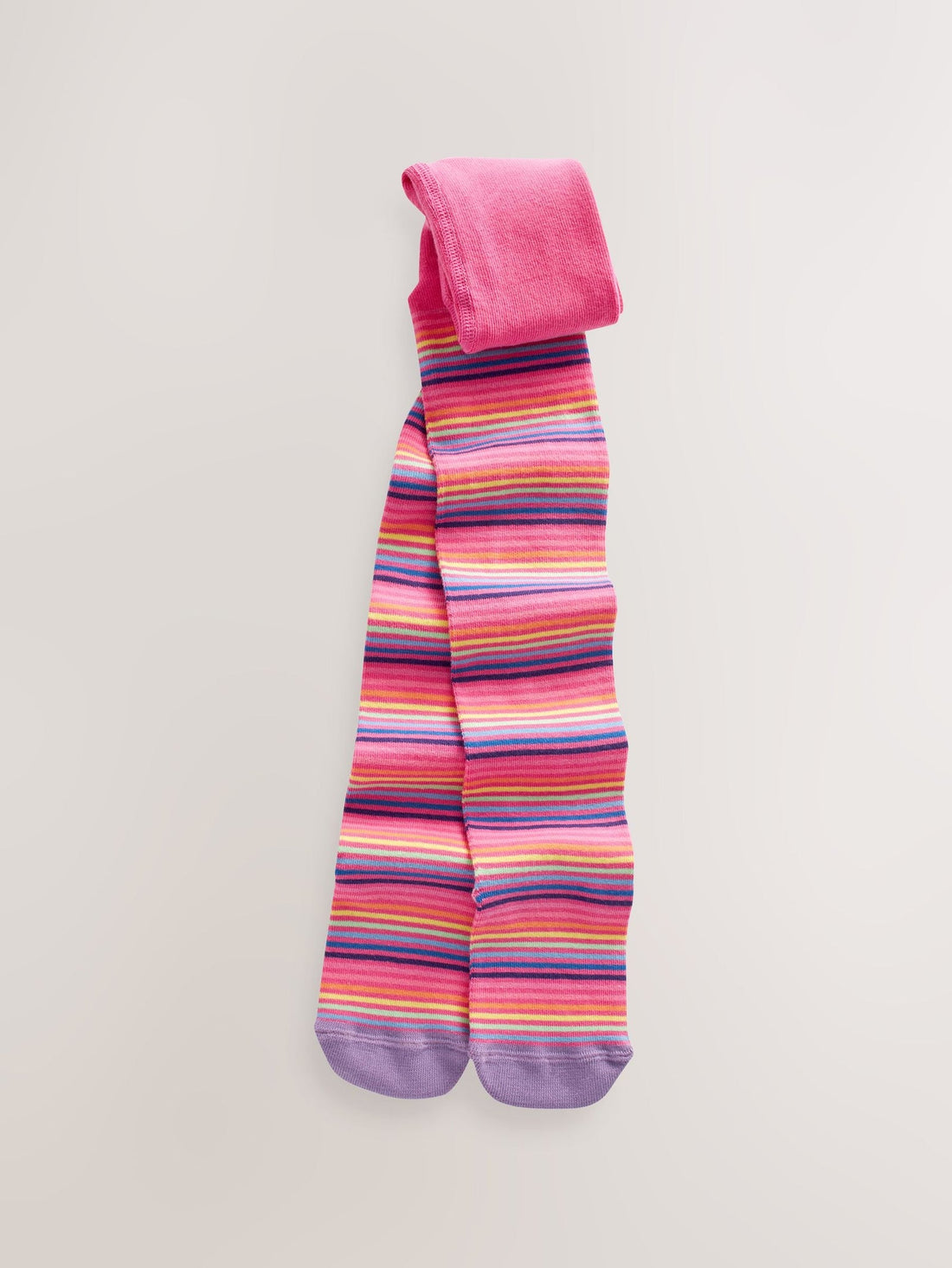 Pink and Navy 3 Pack Cotton Rich Unicorn Tights