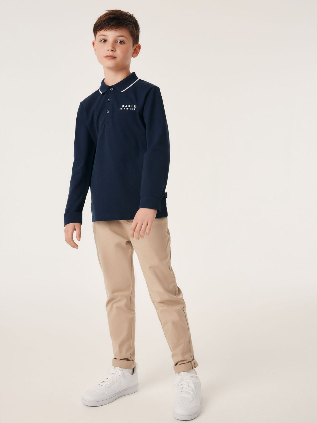 Baker by Ted Baker Long Sleeve Polo Shirt