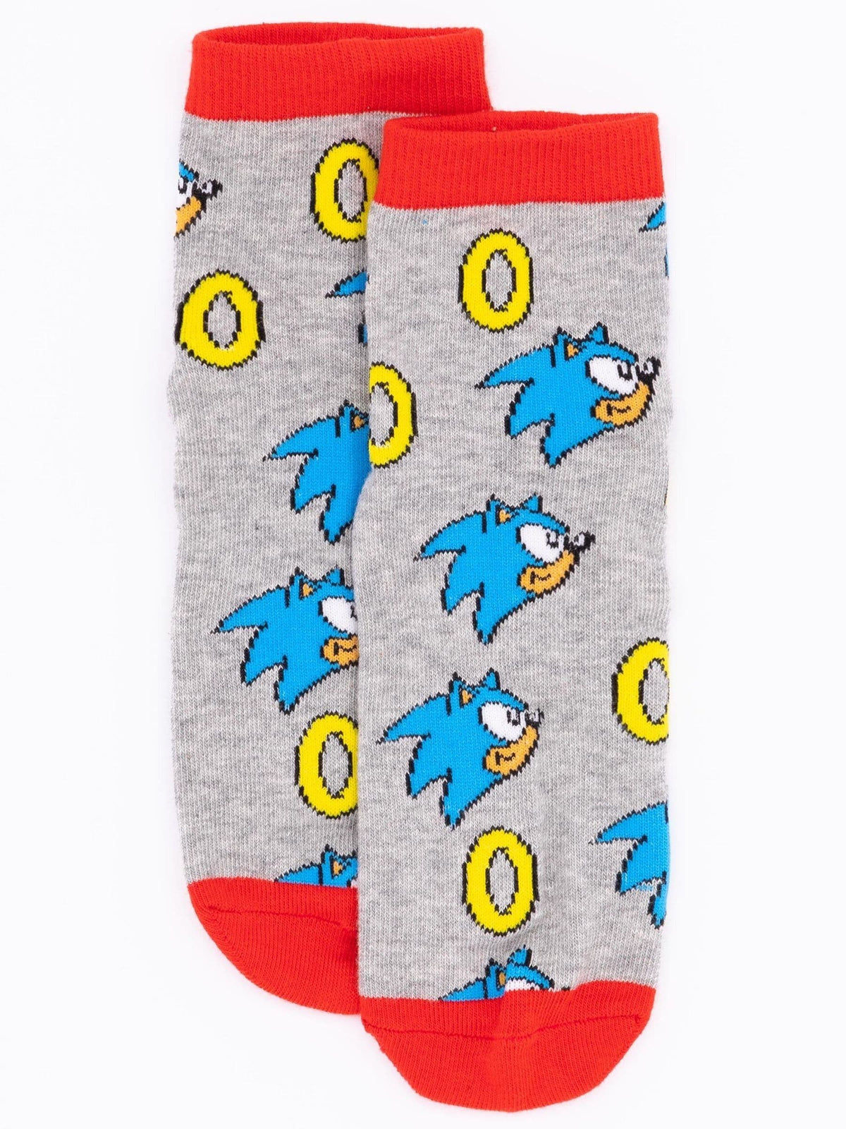 Vanilla Underground Multicoloured Sonic the Hedgehog Calf Socks Set of 5