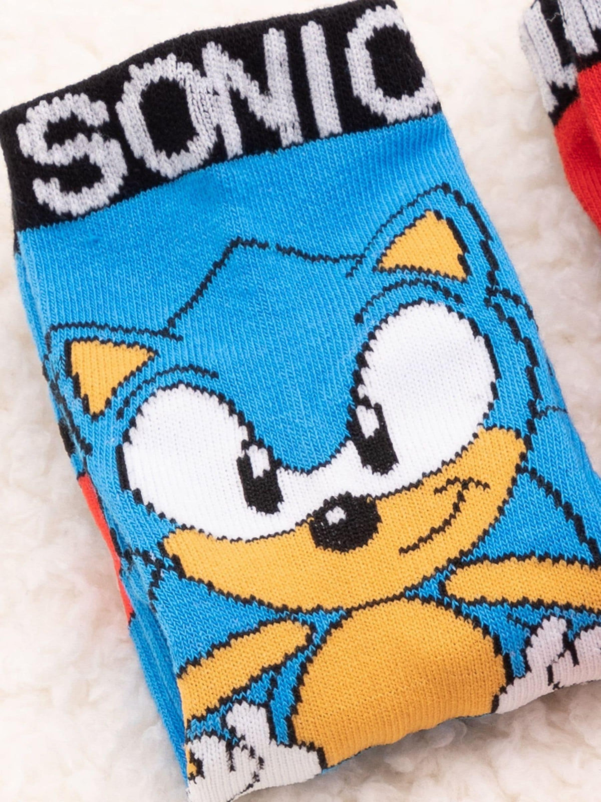 Vanilla Underground Multicoloured Sonic the Hedgehog Calf Socks Set of 5
