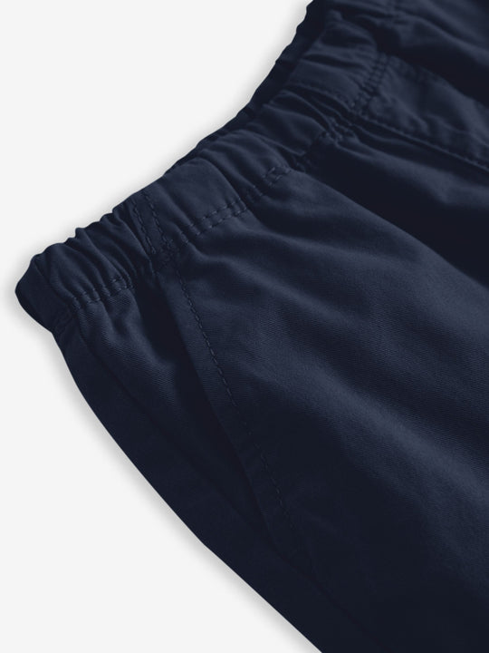 Navy Side Pocket Pull On Trousers (3mths-7yrs)