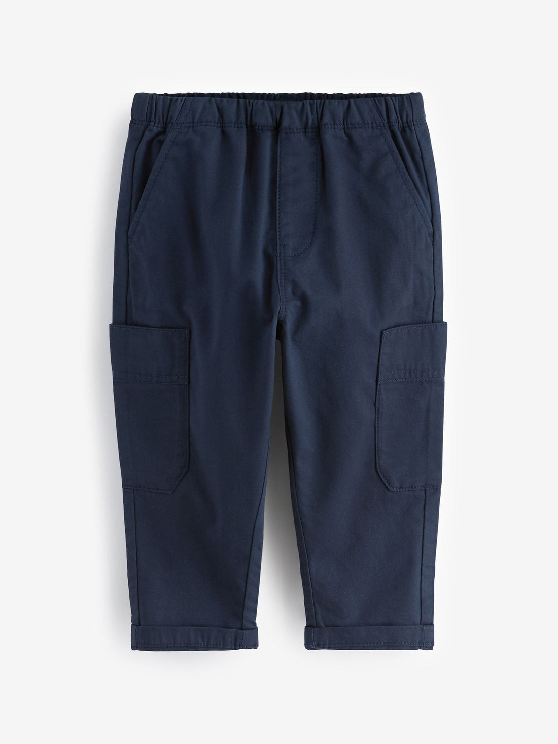 Navy Side Pocket Pull On Trousers (3mths-7yrs)