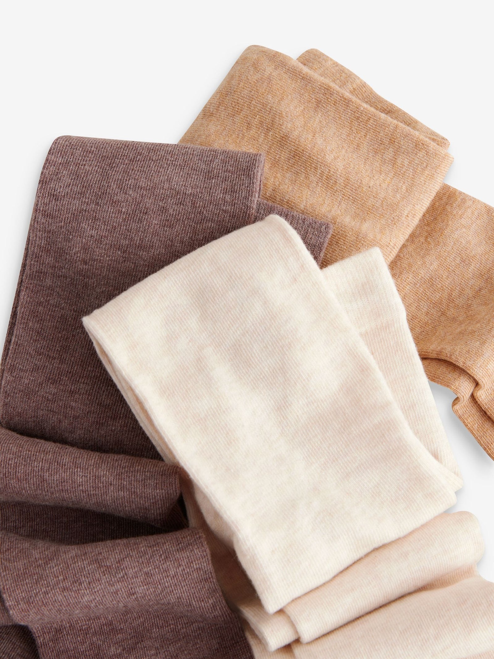 Cream/Neutral 3 Pack Cotton Rich Tights