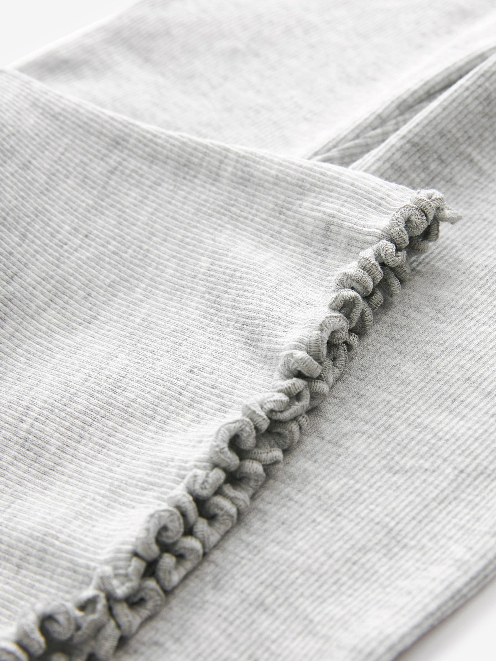 Grey Rib Flare Leggings (3mths-7yrs)