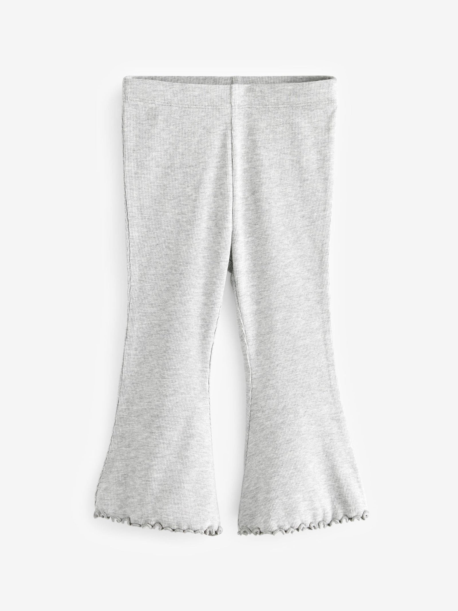 Grey Rib Flare Leggings (3mths-7yrs)