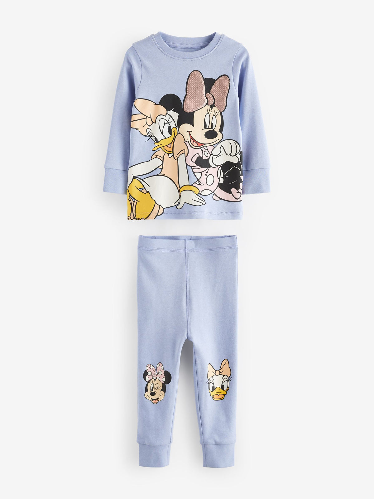Pink/Blue/White Snuggle Pyjamas 3 Pack (9mths-12yrs)