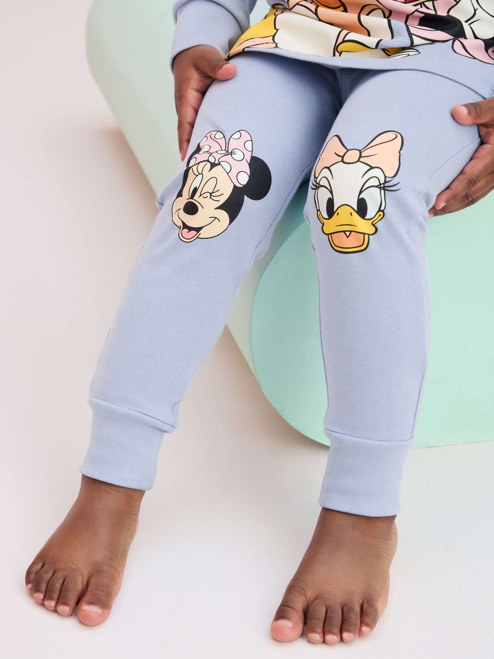 Pink/Blue/White Minnie Mouse Snuggle Pyjamas 3 Pack (9mths-12yrs)