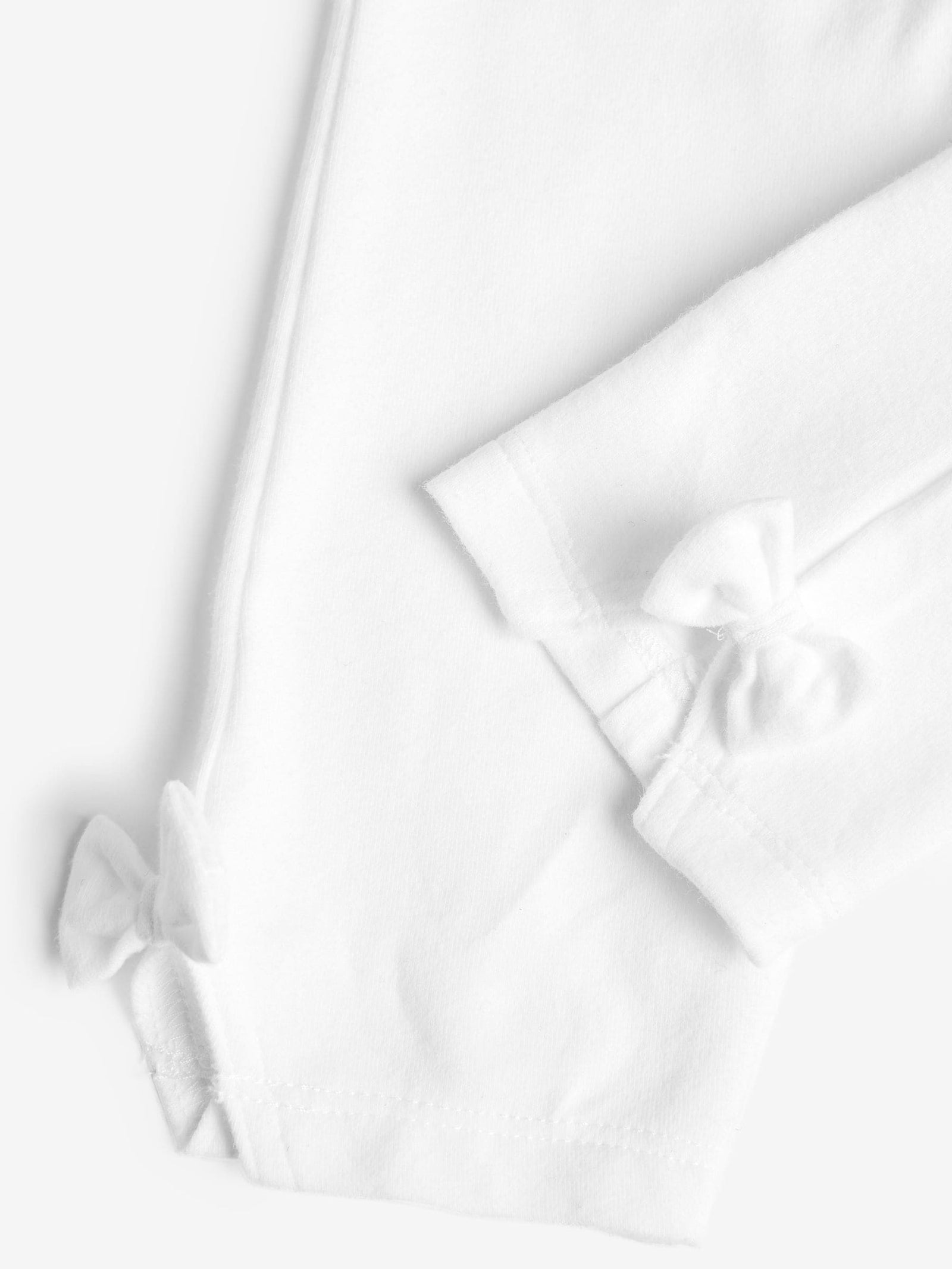White Cropped Leggings (3mths-7yrs)