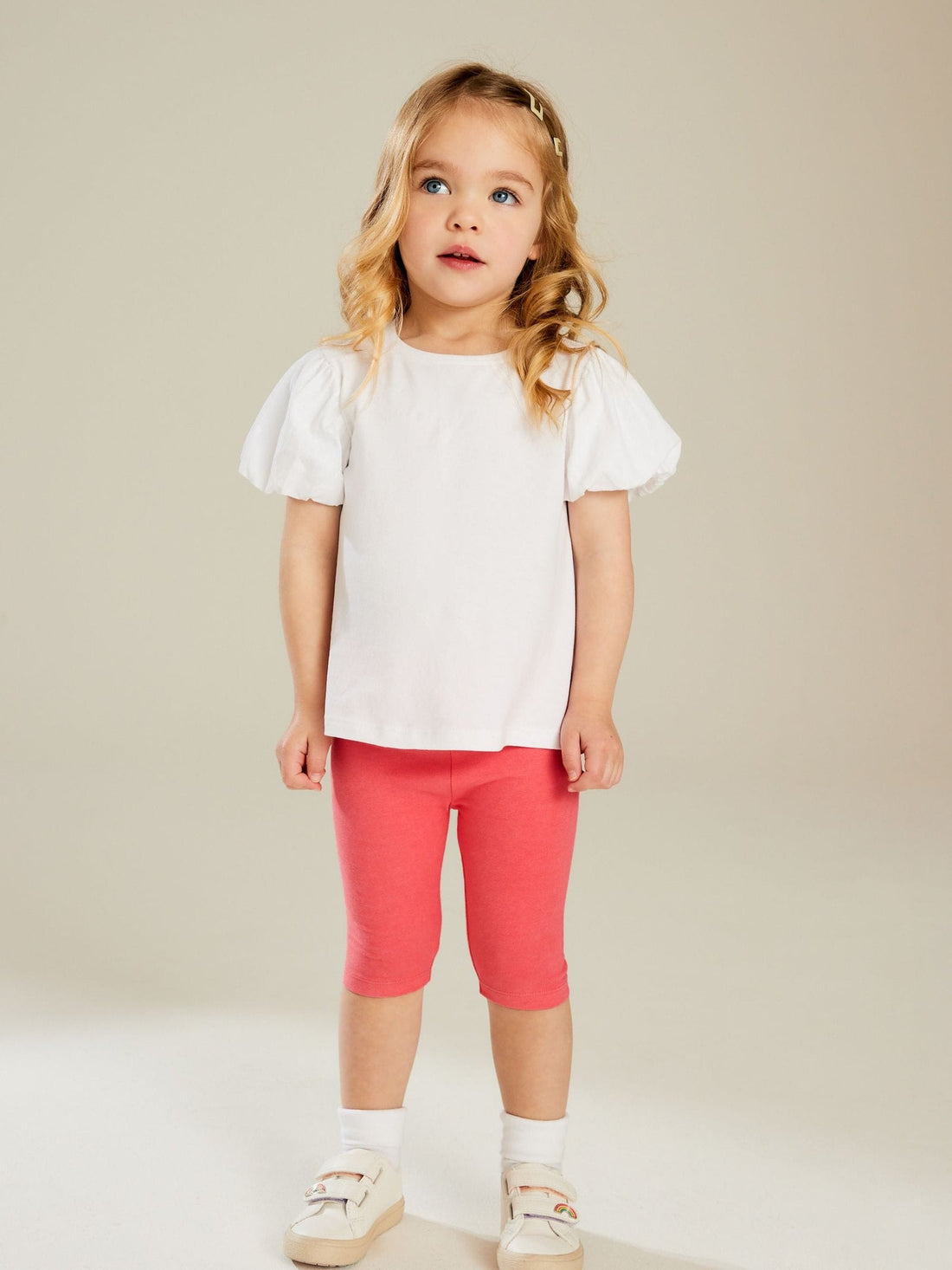 Bright Pink Cropped Leggings (3mths-7yrs)