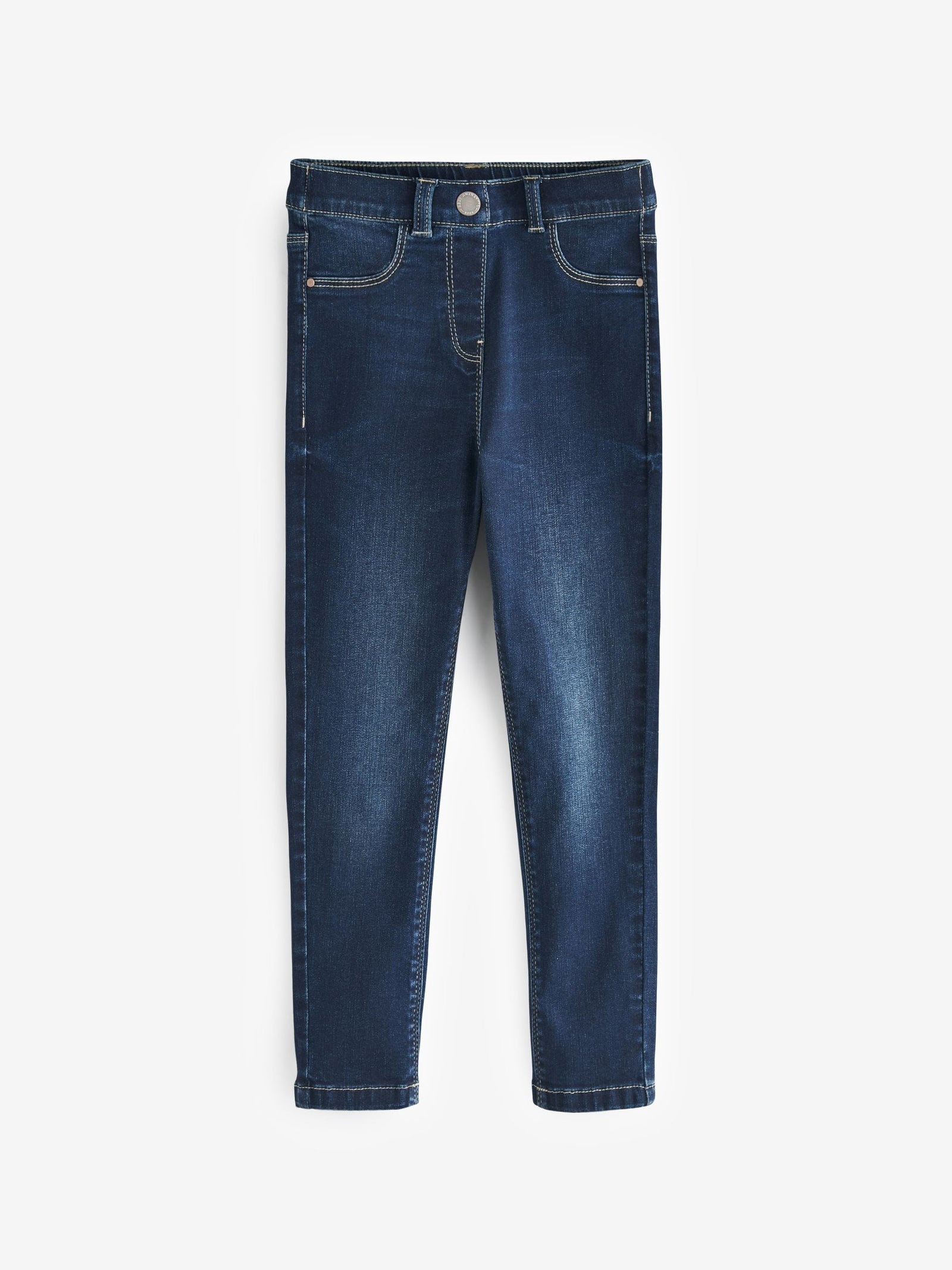 Dark Blue Regular Length Stretch Jeggings (3-16yrs)