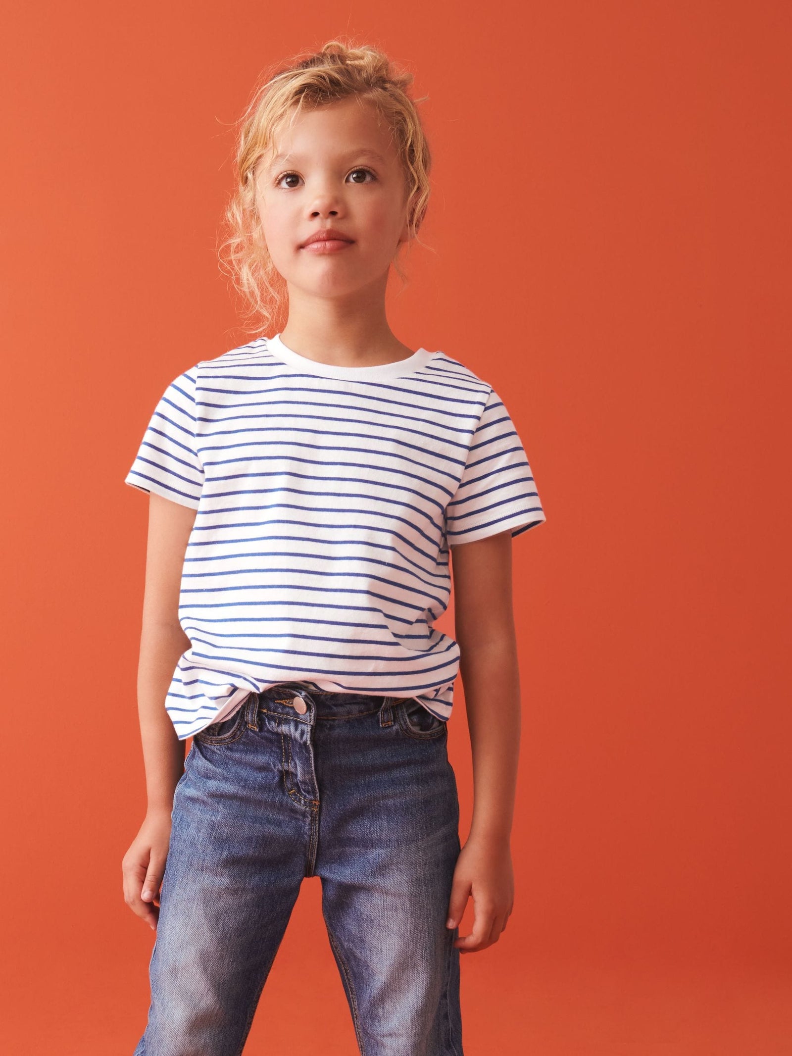 White Stripe T-Shirt (3-16yrs)